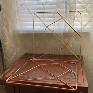 Geometric Metal scarf hanger